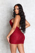 Esmee Cross Halter Neck Mini Dress